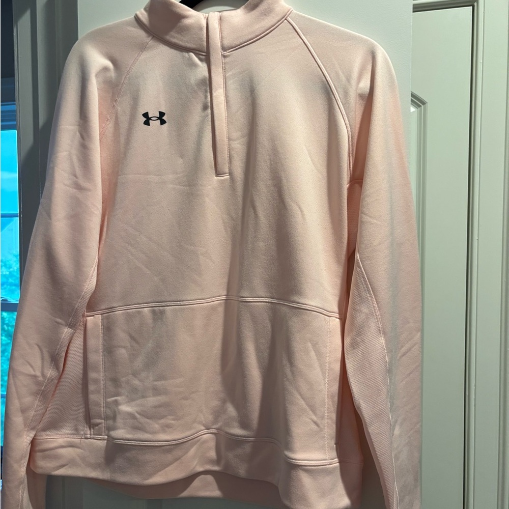 Under Armour Light Pink Quarter-Zip Top